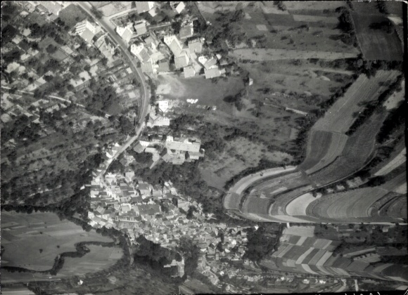 Postcard Rieneck in the Spessart Lower Franconia, view from the east side