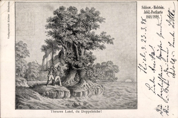 KP Treues Land, du Doppeleiche, Szlezwik-Holsztyn, Jubileusz 1848-1898