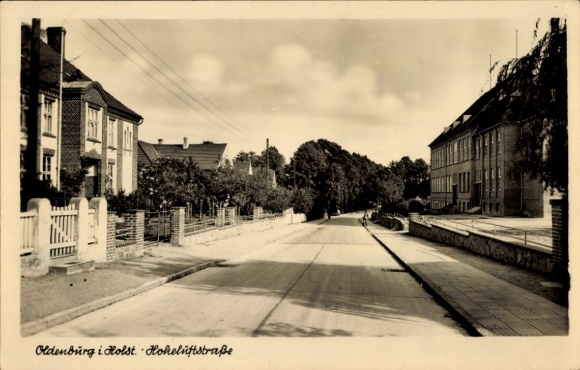 Postcard Oldenburg in Holstein, Hoheluftstrasse