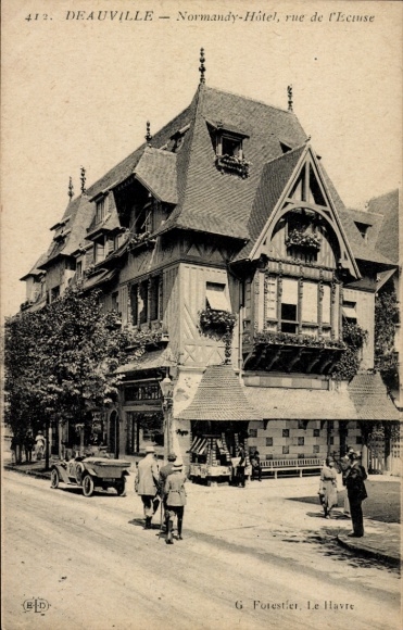 Ak Deauville Calvados, Normandy Hotel, Rue de l'Ecluse