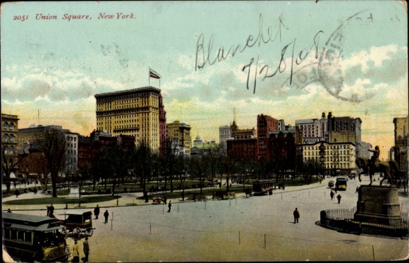 Ak New York City USA, Union Square