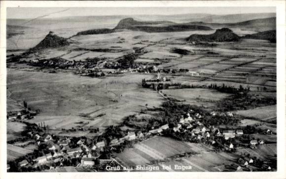 Ak Ihringen am Kaiserstuhl, Fliegeraufnahme
