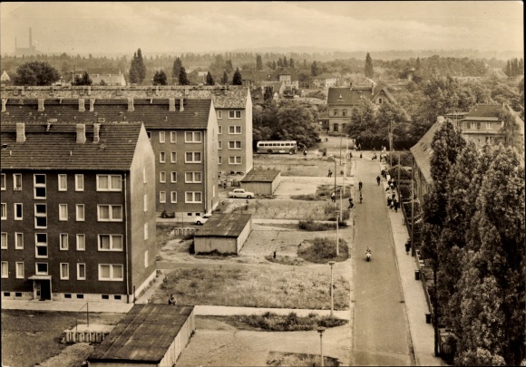 Ansichtkaart Sandersdorf Brehna in Saksen-Anhalt, Feldstrasse
