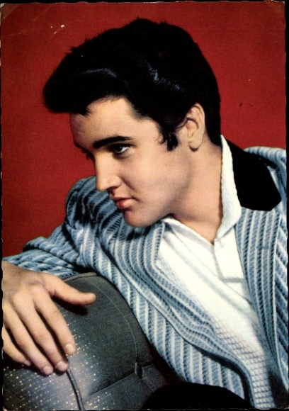 KP aktor i piosenkarz Elvis Presley, portret, film MGM Jailhouse Rock
