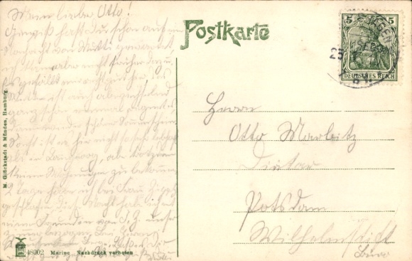 Postcard Ostseebad Carlshagen Karlshagen on Usedom, beach, bathers