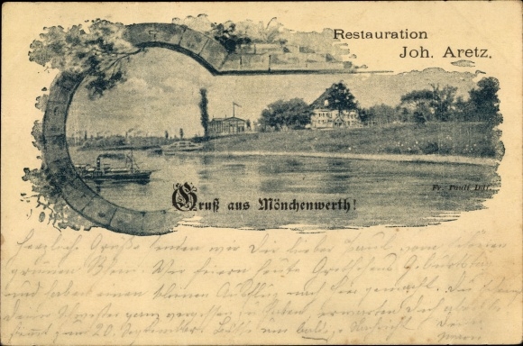 Passepartout PC Meerbusch on the Lower Rhine, Good Mönchenwerth, restoration