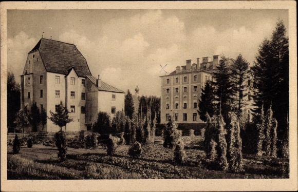 Postcard Schonstett Schonstätt Upper Bavaria, Sanatorium, AOK Munich