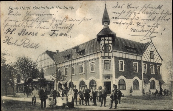 Ak Hamburg Harburg Heimfeld Bostelbek, Park-Hotel