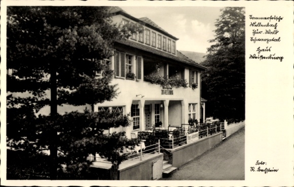 KP Mellenbach Glasbach w Schwarzatal Turyngia, Gasthof Haus Weissenburg