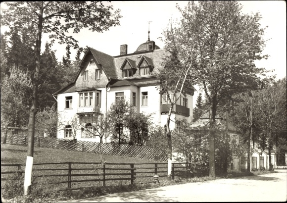 Postcard Gelenau in the Ore Mountains, convalescent home, exterior view