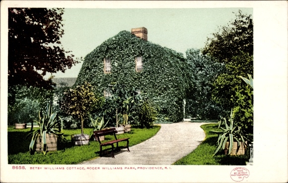 Ak Providence Rhode Island VS, Betsey Williams Cottage, Roger Williams Park