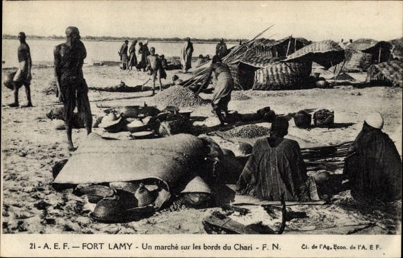 KP N Djamena Fort Lamy Czad, Marsz przez granice Chari
