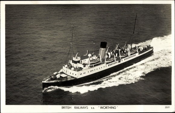 Ak stoomboot SS Worthing, British Railways