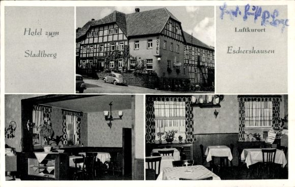 Ak Eschershausen im Weserbergland, Hotel zum Stadtberg