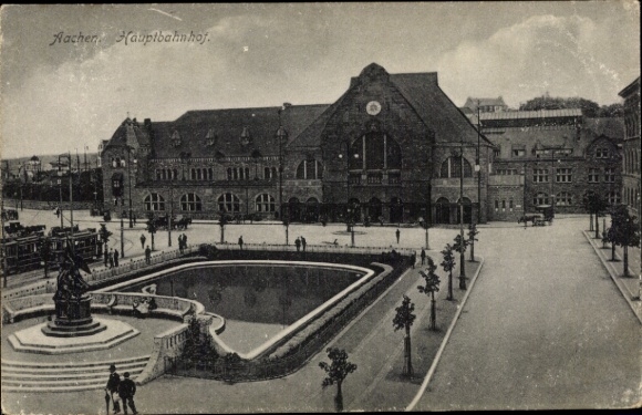 Ak Aachen, Hauptbahnhof