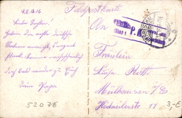 Postcard Herbesthal Lontzen Wallonia Liège, bridge over the railway line Cologne, Aachen, Brussels, Paris