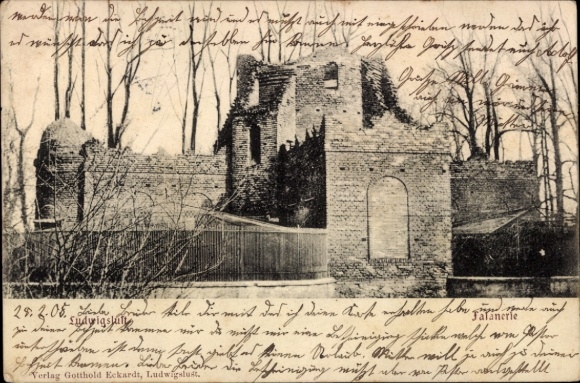 Postcard Ludwigslust in Mecklenburg, Pheasantry