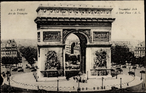 PC Paris I, Banque de France, Hotel de Toulouse, Rue Croix des Petits Champs, Arc de Triomphe, T