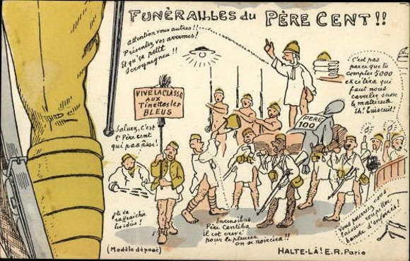 9 alte Ak Puzzle, La Vie au Régiment, unvollständig, diverse Ansichten