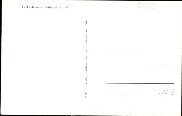 Ak Bad Sobernheim an der Nahe, Geschäft Speth, Straßenpartie
