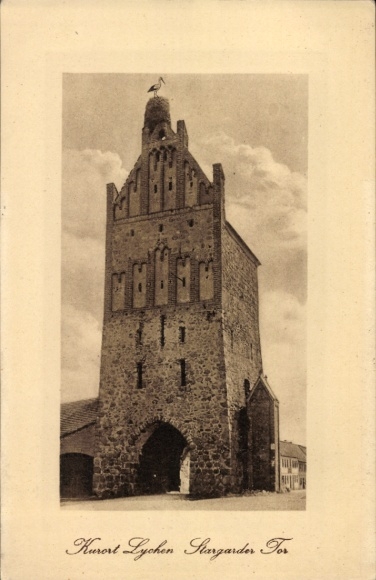 Embossed Passepartout PC Lychen in the Uckermark, Stargarder Gate