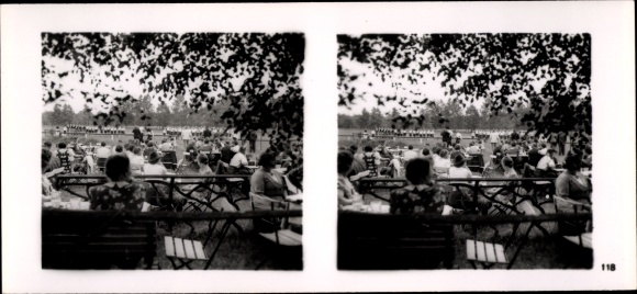 Stereo spatial image The NS model companies 1937-38 No. 428 III/118, Albert Dölling Civil Engineering Bühlau