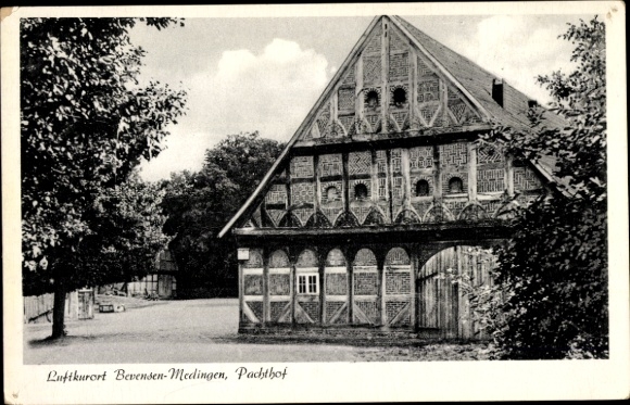 Postcard Medingen Bad Bevensen in Lower Saxony, leasehold