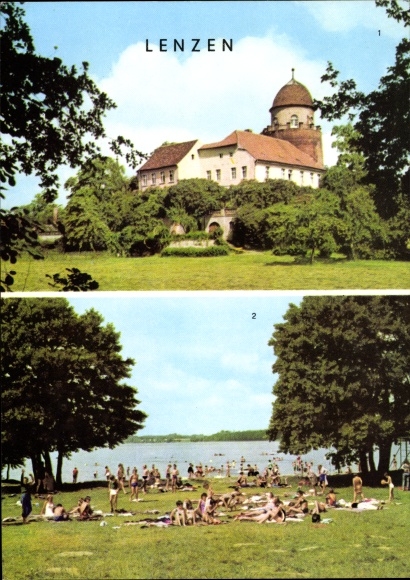 KP Lenzen nad Łabą Prignitz, nad Rudower See, Burg