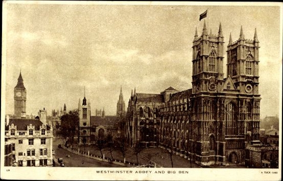 10 alte AK London City England, verschiedene Ansichten