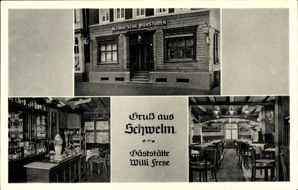 Ak Schwelm in Westfalen, Gastätte Willi Frese, Bahnhofstraße 43