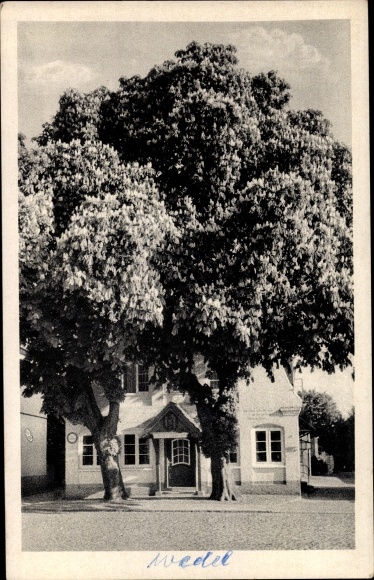 Ak Wedel in Sleeswijk-Holstein, Roland Weinstuben, Marktplatz 8