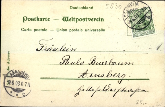 Ak Schwelm in Westfalen, Bahnhofstrasse, Markt
