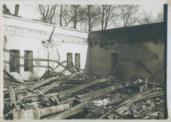 Photo Ay Marne, Ruines de la Maison Ayala 1911
