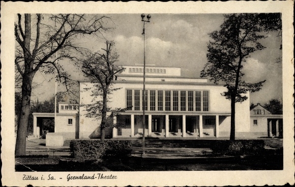 Ak Zittau in Sachsen, Grenzland Theater