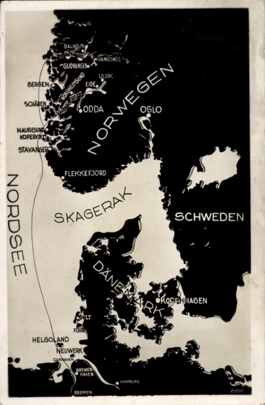 Mapy KP Travel trasa w Hardanger i Sognefjord w Norwegii, Szwecji, Danii