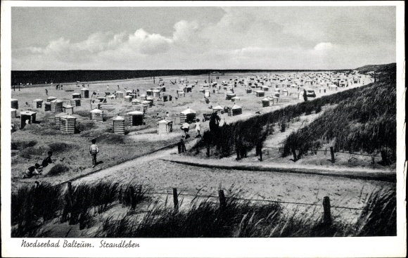 Postcard Baltrum, beach life