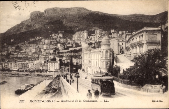 PC Monte Carlo Monaco, Boulevard de la Condamine, tram
