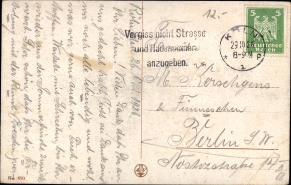 Artist Postcard man with two women, rainy weather, three souls one thought