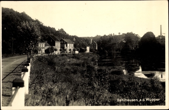 PC Dahlhausen on the Wupper Radevormwald Bergisches Land, river section