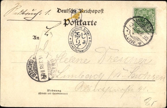 Ak Radbruch in Nedersaksen, Schäfer Ast, woongebouw