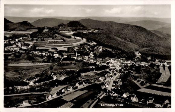 Postcard Lemberg in the Palatinate, view of Lemberg in the Palatinate
