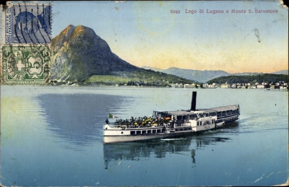 KP Lago di Lugano, Monte S. Salvatore, parowiec
