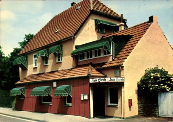Postcard Bad Sassendorf in Westphalia, Restaurant-Pension Zum Hirsch