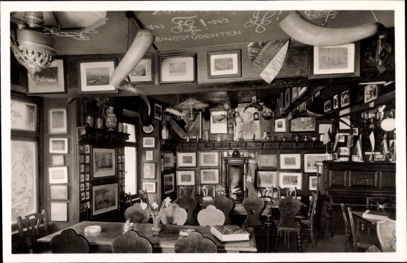 PC Heidelberg am Neckar, inn at the red ox, interior view