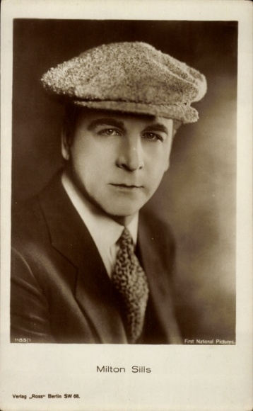 Ak Schauspieler Milton Sils, Portrait