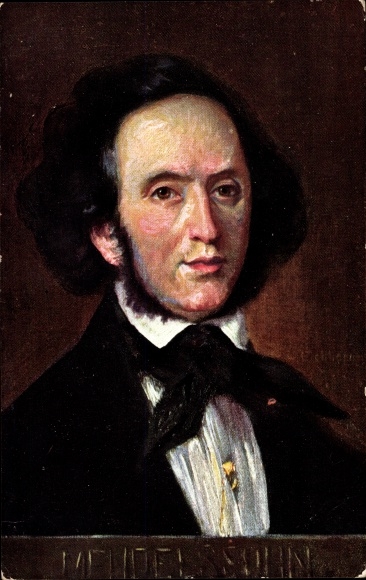 Artist PC Jakob Ludwig Felix Mendelssohn Bartholdy, portrait
