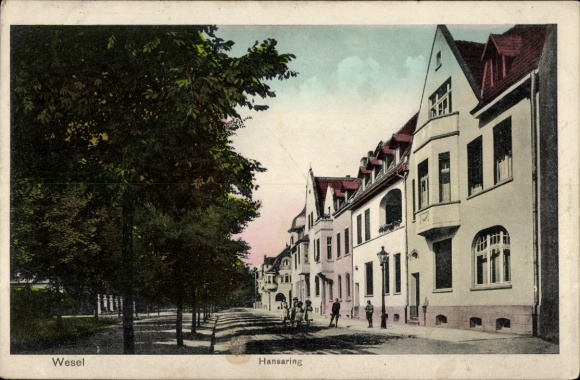 Ak Wesel am Niederrhein, Hansaring