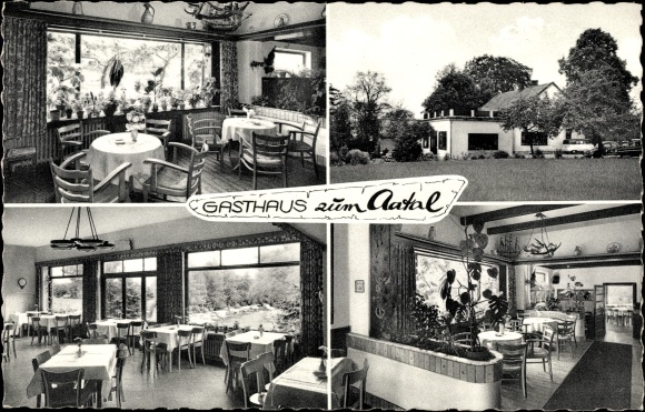 Ak Laggenbeck Ibbenbüren in Westfalen, Gasthaus zum Aatal, Inh. H. Brockschmidt
