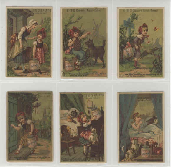 Liebig Pictures Series A 72 Little Red Riding Hood 1883