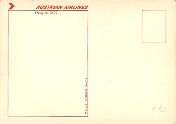 Samolot pasażerski Ak, Austrian Airlines, Douglas DC-9, OE-LDA